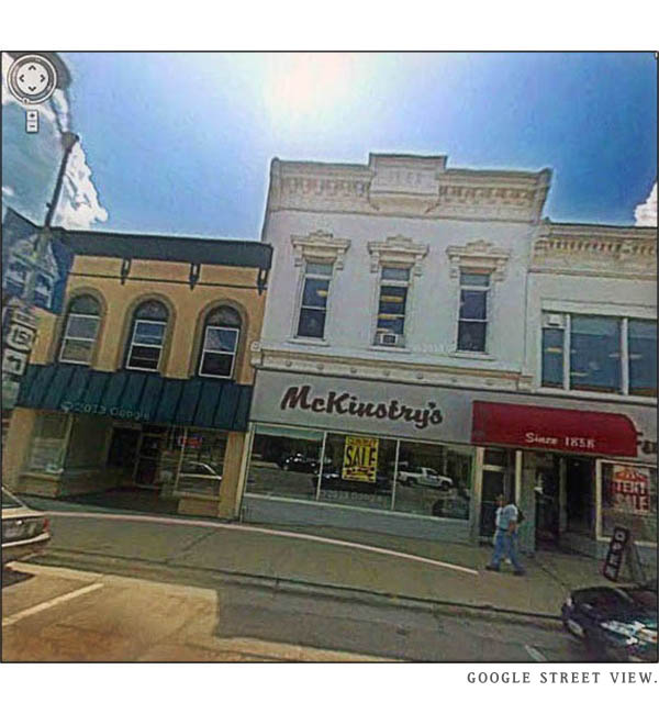 All pictures from Google Street View, of course.